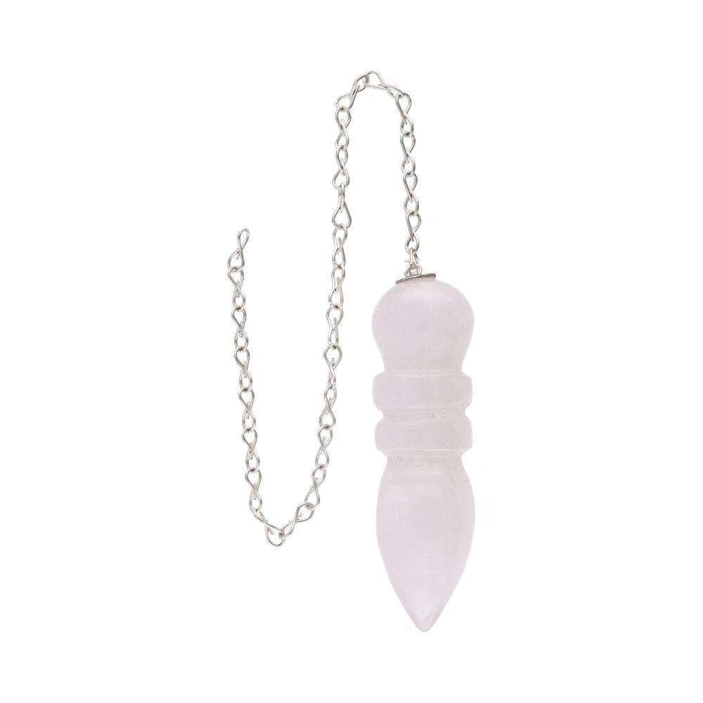 Egyptian Rose Quartz Pendulum 7