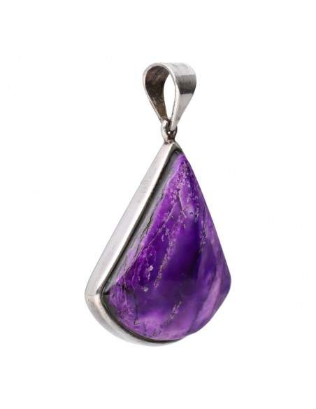 Charoite Pendant In Sterling Silver A