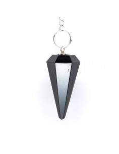 Péndulo Facetado de Hematite