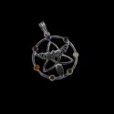 Pendant Angel with Chakra Minerals - Silver Bath