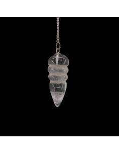 Péndulo de cuarzo blanco