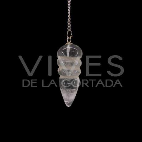 Péndulo de cuarzo blanco