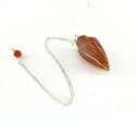Pêndulo com gota de cornalina