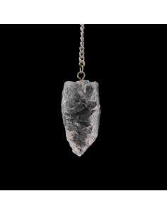 Péndulo en Bruto de Cuarzo Blanco