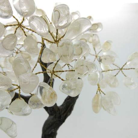 Árbol de Cuarzo Grande con Base de Drusa Amatista