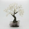 Small Quartz Tree with Amethyst Druse Base