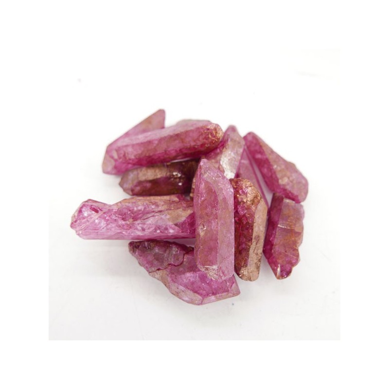 Puntas de Cuarzo Rosa en Bruto (Pack 250gr)