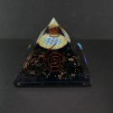 Pyramid of Orgonite Obsidian 7,5x7,5cm