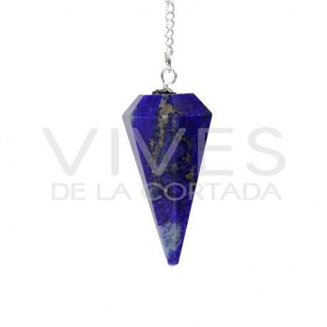 Pendulo Gota en Lapislazuli