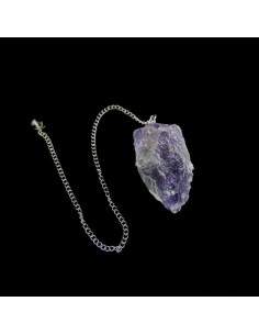 Péndulo en Bruto de Amatista  2