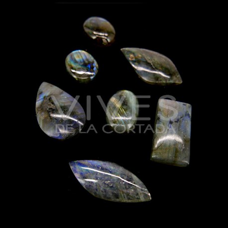 Labradorite cabochon Grand (Pack 20gr)