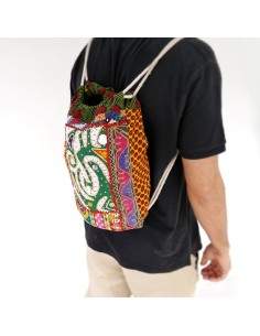 Mochila de cordas de tecido 2