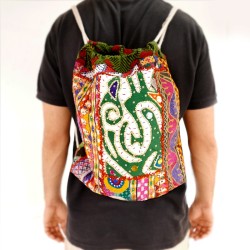 Mochila de Tela Cuerdas