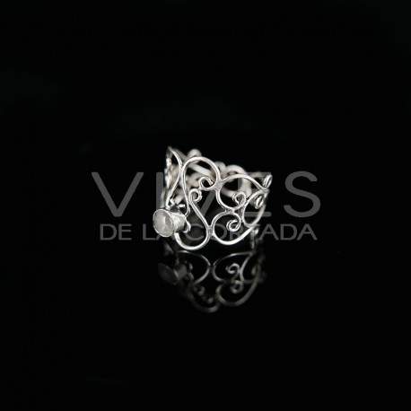 Anillo con Baño de Plata A1