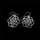 Mandala Silver Bath Earrings -P16-