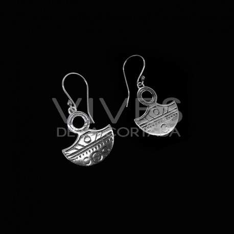 Boucles d'oreilles Placage argent Maya -P21-