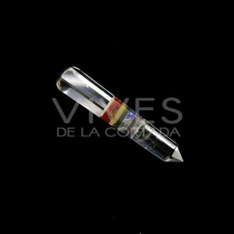 Masajeador de Cuarzo con Chakras