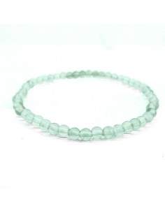 Pulseira de fluorite Bola lisa de fluorite verde 4mm