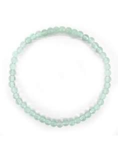 Pulseira de fluorite Bola lisa de fluorite verde 4mm 2