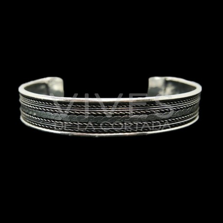 Brazalete en Baño de Plata -B10-