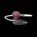 Pulseira com banho de prata -B22-