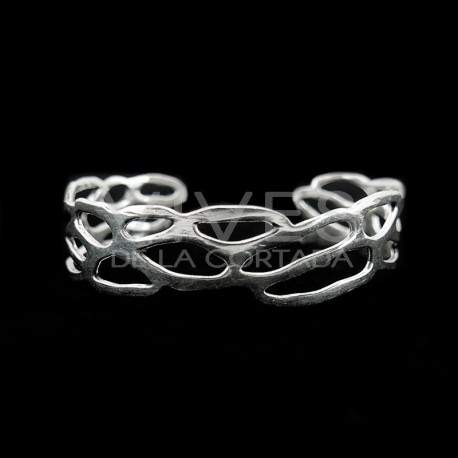 Brazalete en Baño de Plata -B28-