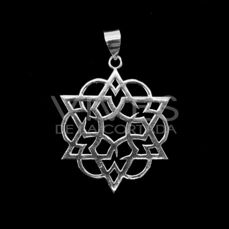 Pendentif plaqué argent -C40-