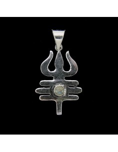 Pendentif plaqué argent -C53-