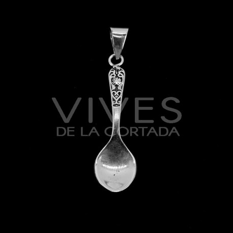 Pendentif plaqué argent -C54-