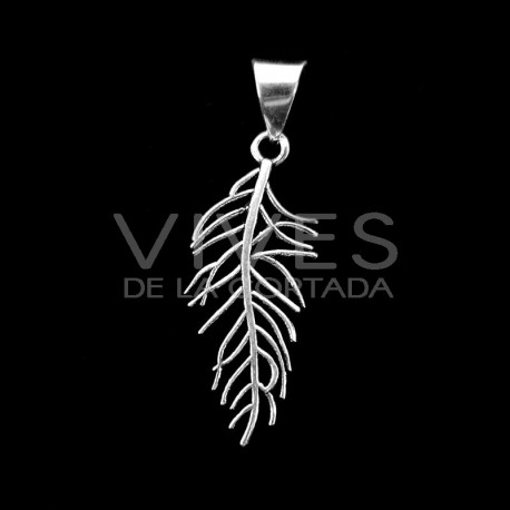 Pendentif plaqué argent -C59-