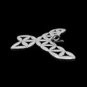 Pendentif plaqué argent -C62-