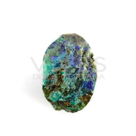 Cabujón de Azurite con Malquita