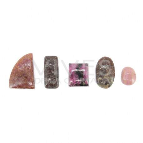 Rhodonite cabochon (Pack 35gr)