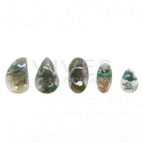 Moss Agate Cabochon (Pack 35gr)