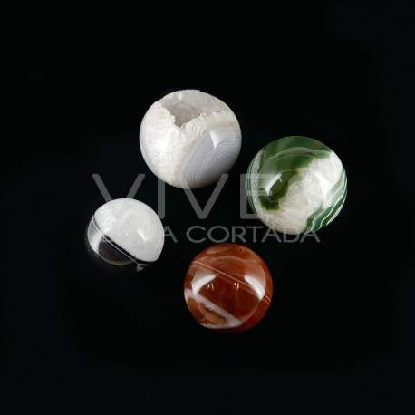 Agate Mix Spheres (500gr)