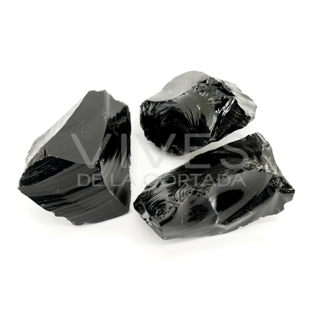 Obsidiana Mediana en Bruto pack 1Kg