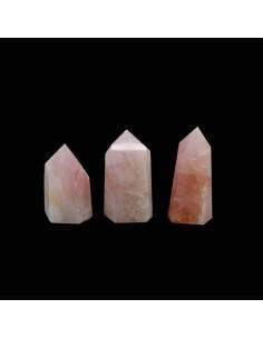 pontas Quartzo Rosa Polido Extra (embalagem de 250gr)