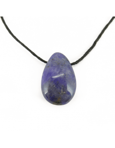 Pingente perfurado de tanzanita