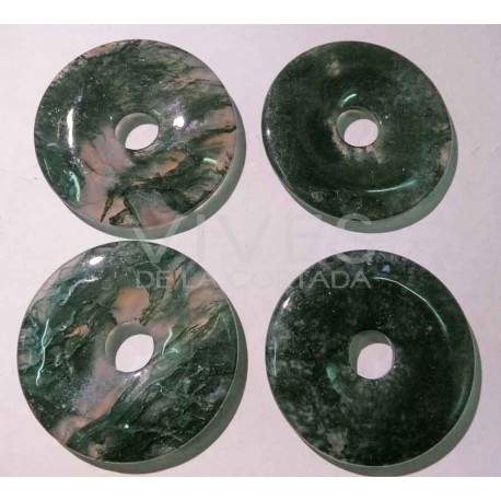 Donut agata musgosa grande