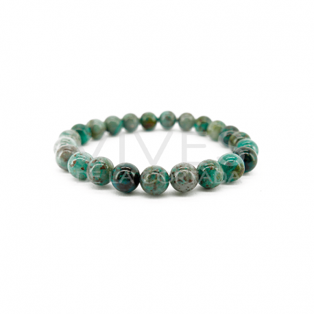 Bracelet de chrysocolle de 8 mm