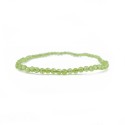 Bracelet péridot à facettes 3mm