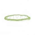 Pulsera de Peridoto Facetada 3mm