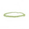 Peridot Faceted Bracelet 3mm