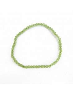Bracelet of Peridot Faceted 3mm 2