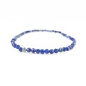 Bracelet cyanite à facettes 3mm