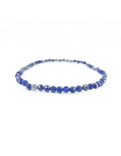 Bracelet faceted Cyanite 3mm