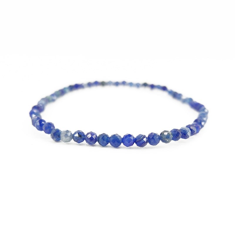 Pulsera de Cianita Facetada 3mm