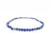 Bracelet à facettes en cyanite 3mm