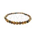 Pulsera Infantil de Ojo de Tigre 4mm