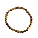Pulseira de olho de tigre para crianças 4mm